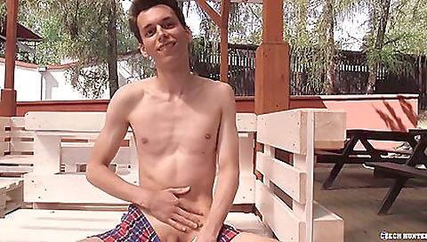 539 - Skinny Twink Gets His Tight Ass Analized Raw By A Stranger For Extra Money