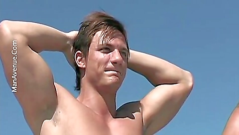 Angelo And Javier On A Boat